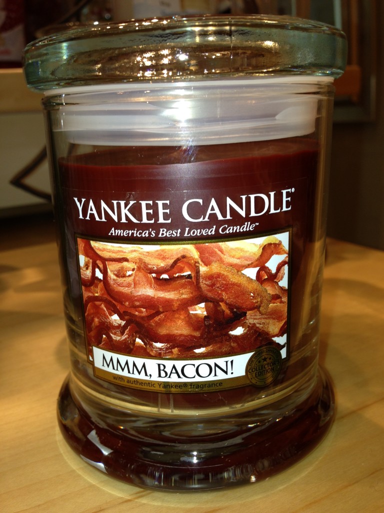 Bacon candle deals