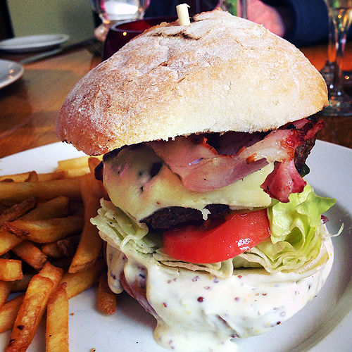 The Orange Tree and a Big, Big Burger