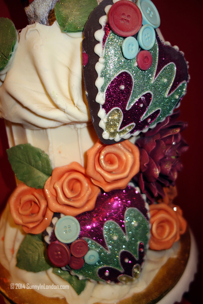 A chocolate cake from Choccywoccydoodah, featured later this week on the blog!