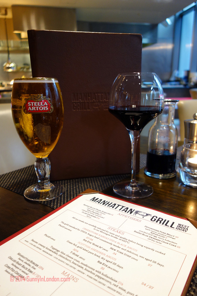 Manhattan Grill Review Canary Wharf