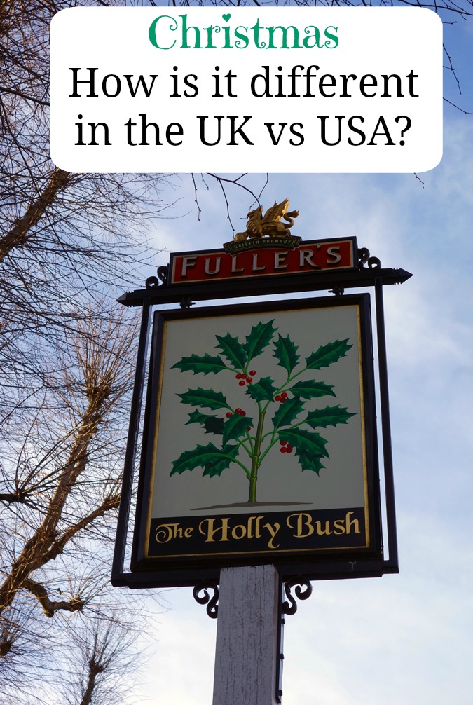 Christmas Differences between the UK and USA