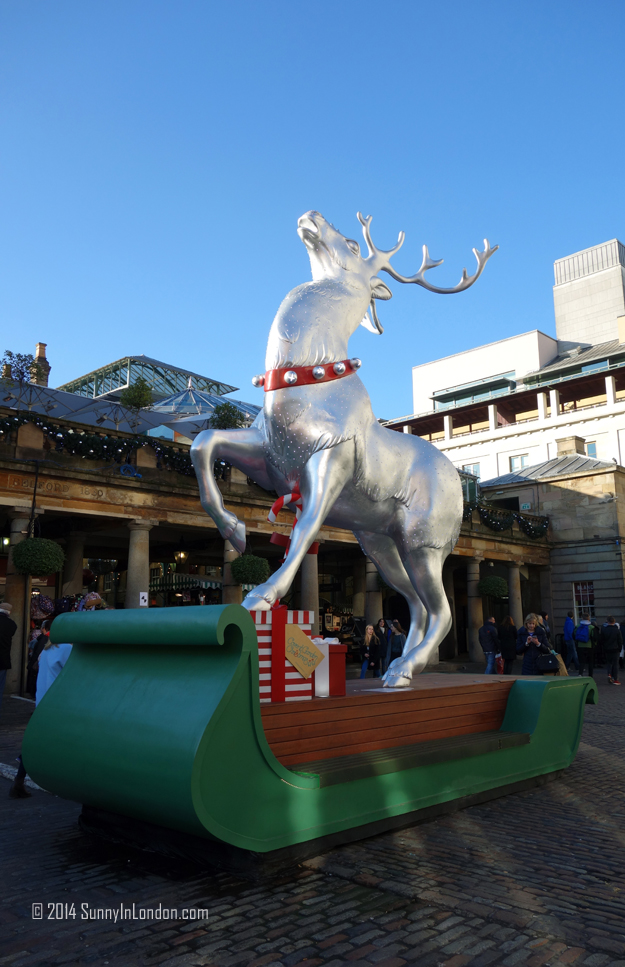 Things to Do in Covent Garden London, Pet the Reindeer!