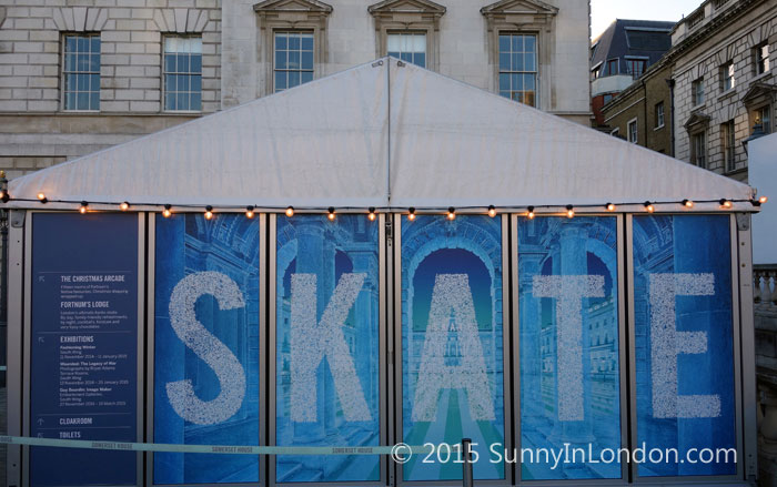 Things to Do in London at Christmas Ice Skating at Somerset House