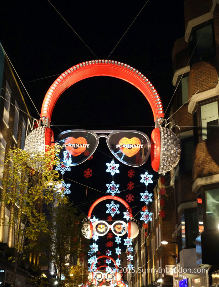 Things to Do in London at Christmas Carnaby Sreet Shopping