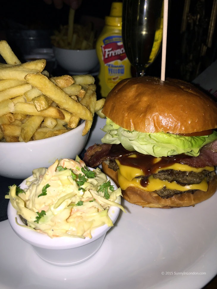 Grand Union Bars Chancery Lane Review Burger and Bubbles