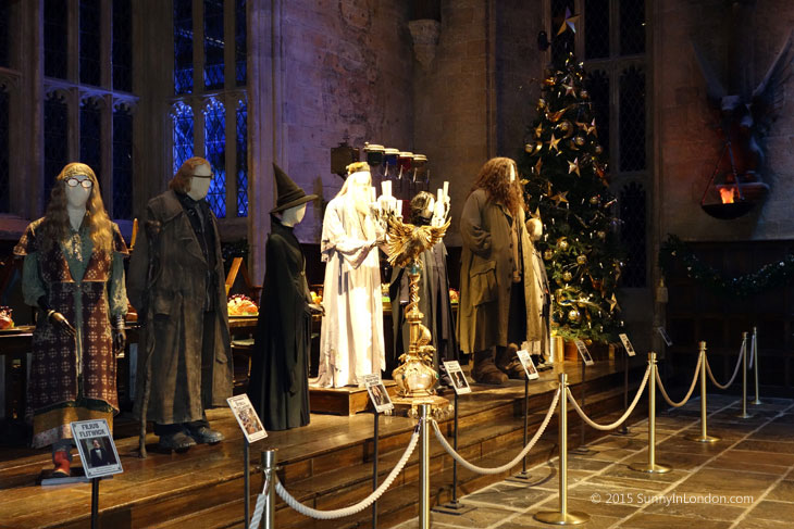 Hogwarts in the Snow Harry Potter Studio Tour in London for Christmas The Great Hall