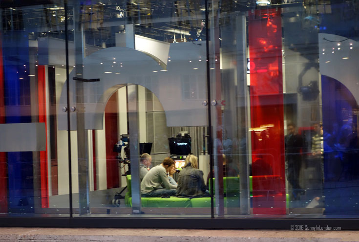 A Tour of the BBC Broadcasting House in London The One Show