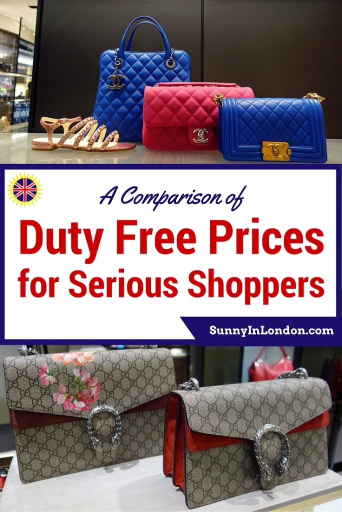 A Comparison of Duty Free Price Shopping between London Heathrow and Atlanta Airport