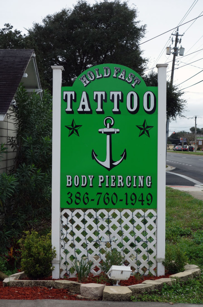 Getting a Travel Tattoo Hold Fast Daytona Beach