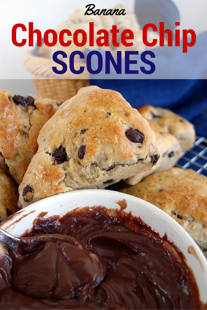 Banana Chocolate Chip Scone Recipe from a Londoner