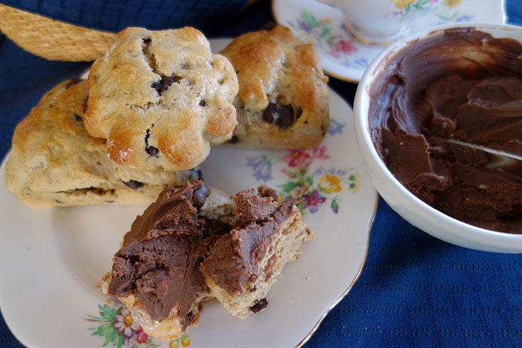 Banana Chocolate Chip Scone Recipe from an American expat living in London
