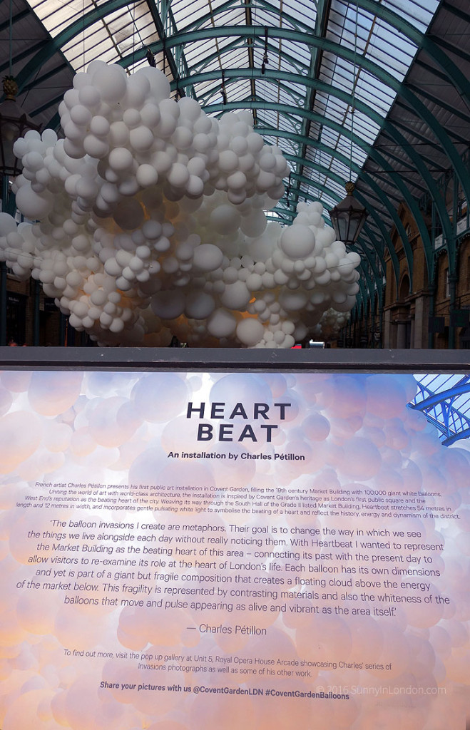 Covent Garden Guide Things to Do Attractions Heart Beat Art Installation
