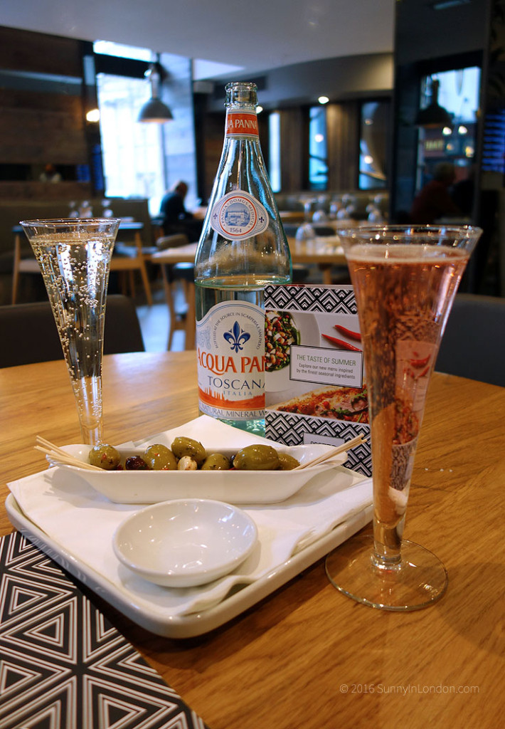 Prezzo London Review of St Martin's Lane and Gluten Free Menu