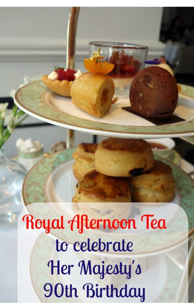 Grosvenor House Afternoon Tea Hyde Park London for Queen's 90th Birthday