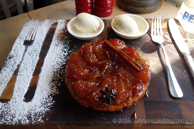 Bel and the Dragon Windsor Review- tart pudding