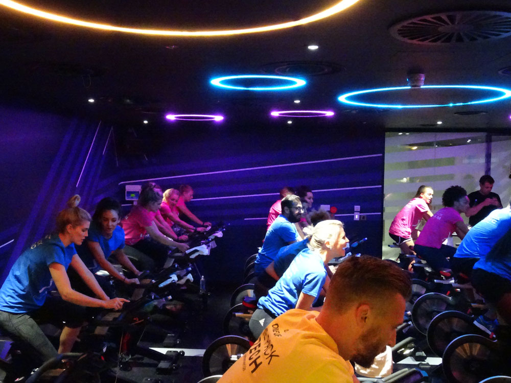Virgin Active Gym Walbrook in London- The Pack group cycle class review