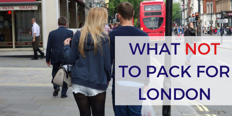 What to Pack for London- A Guy’s Guide