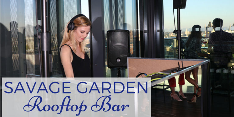 Savage Garden Rooftop Bar- Views of London