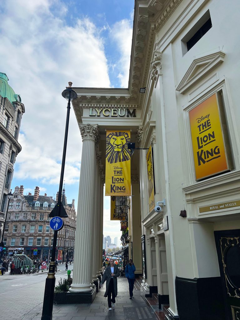 Things to Do in London in February Lion King in Covent Garden London