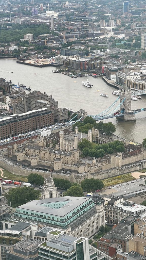 Horizon 22 | Things to Do in London near Liverpool Street Station | View of the Tower of London from Horizon 22