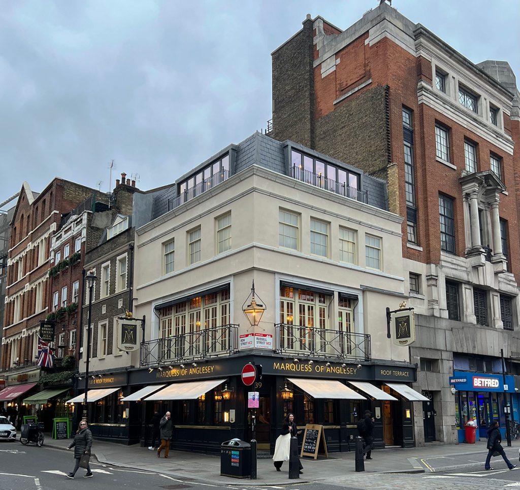 Marquess of Anglesey Covent Garden Pub Crawl Pub in London Rooftop Bar in London
