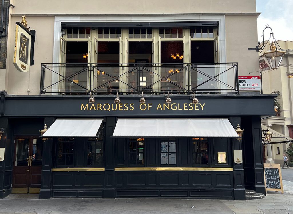 Marquess of Anglesey Covent Garden Pub Crawl Pub in London Rooftop Bar in London